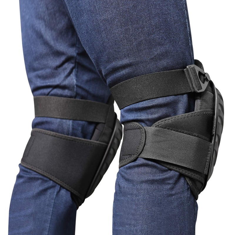 CE' CERDR Professional Knee Pads for Work - Heavy Duty Foam Padding Kneepads for Construction, Gardening, Flooring with Comfortable Gel Cushion to Save Your Knees (Knee High) - Image 4